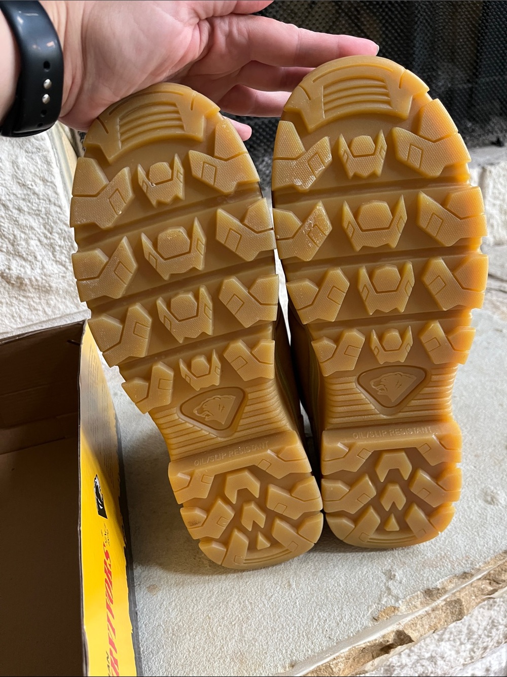 Herman Survivors Tan Work Boots NIB - Picture 12 of 12